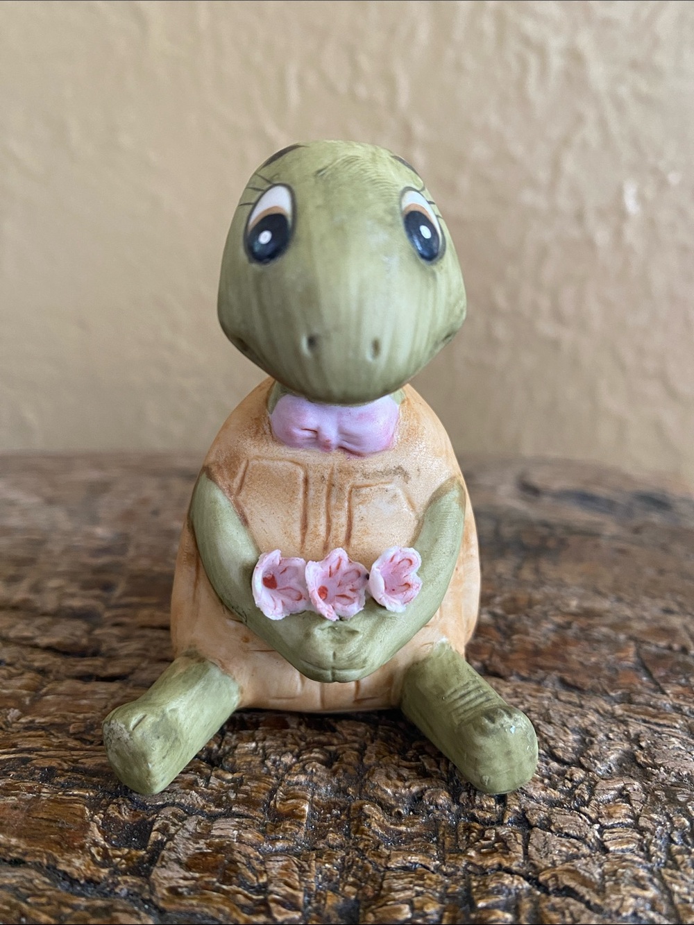 🐢Vintage🐢Turtle Porcelain Bisque Figurine